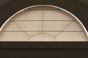 Arched Motorized Roller Shade